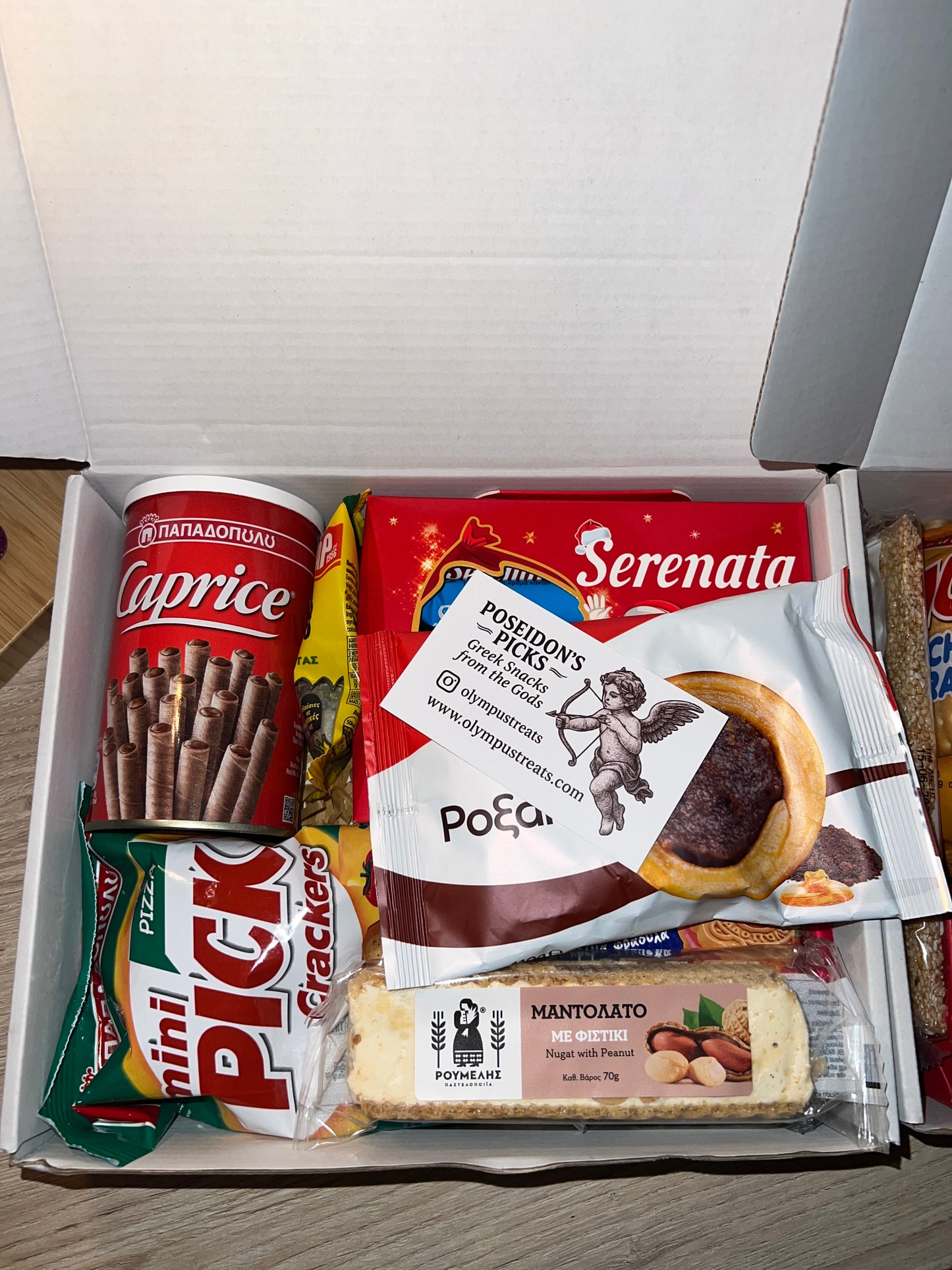 Athena’s Picks – Mini Edition (5–7 Snacks) Greek Snacks