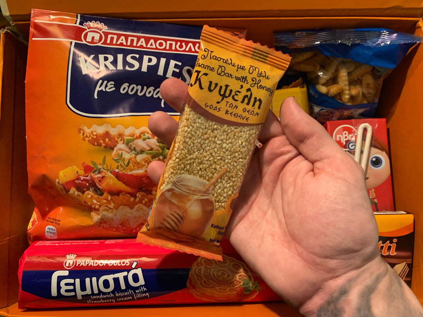 Athena’s Picks – Mini Edition (5–7 Snacks) Greek Snacks