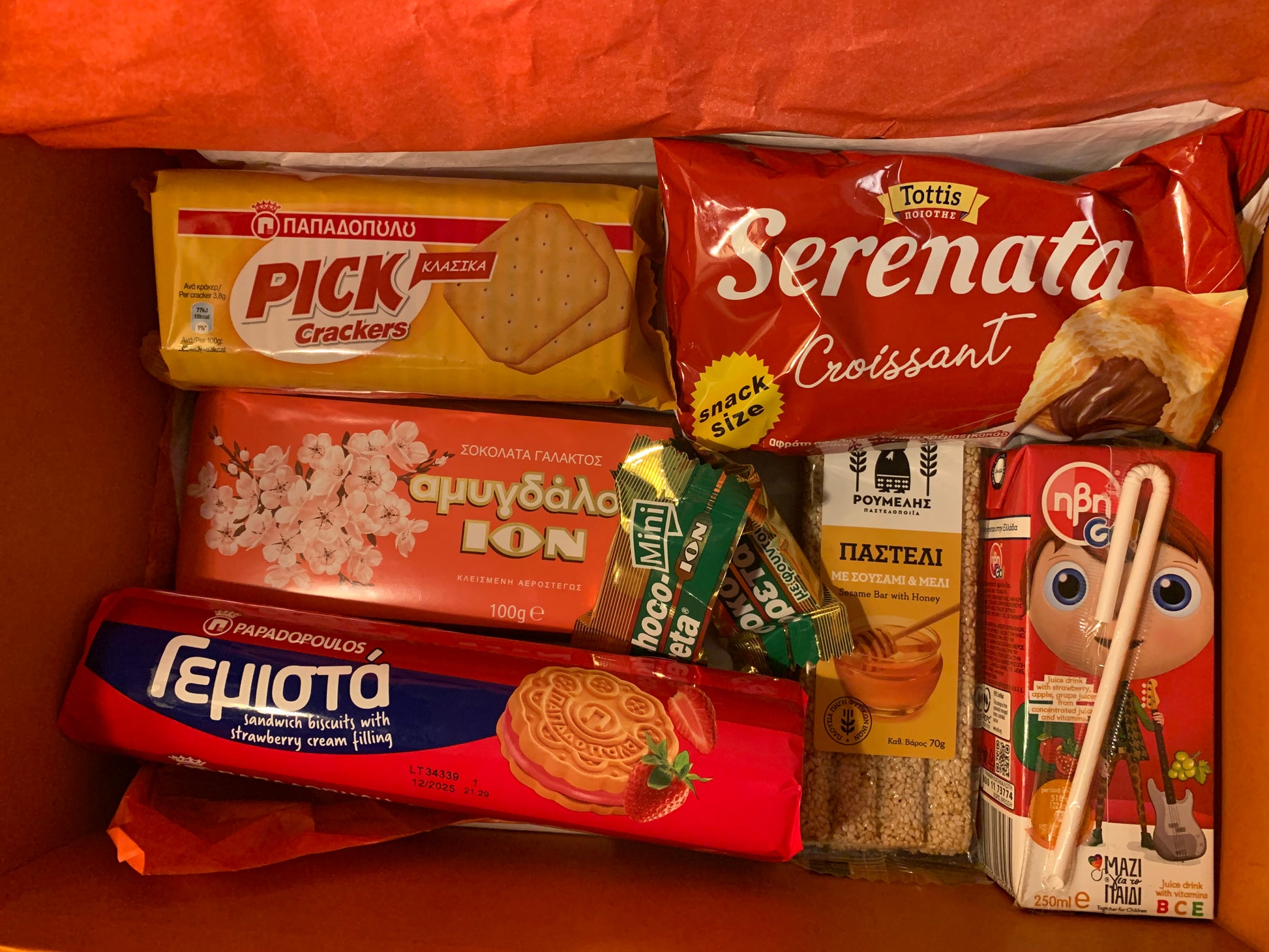 Athena’s Picks – Mini Edition (5–7 Snacks) Greek Snacks